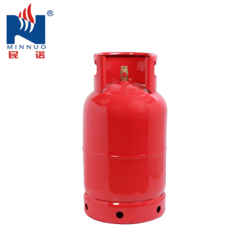 Botella de acero del gas del lpg vacío 12.5kg, el cilindro de gas que cocina o que acampa